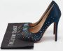 Alexander McQueen Pre-owned Satin heels Blue Dames - Thumbnail 9