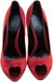 Alexander McQueen Pre-owned Satin heels Red Dames - Thumbnail 3