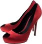 Alexander McQueen Pre-owned Satin heels Red Dames - Thumbnail 4