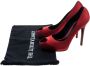 Alexander McQueen Pre-owned Satin heels Red Dames - Thumbnail 8