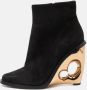 Alexander McQueen Pre-owned Suede boots Black Dames - Thumbnail 2
