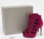 Alexander McQueen Pre-owned Suede boots Purple Dames - Thumbnail 9