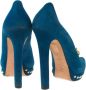 Alexander McQueen Pre-owned Suede heels Blue Dames - Thumbnail 4