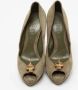 Alexander McQueen Pre-owned Suede heels Green Dames - Thumbnail 3