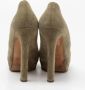 Alexander McQueen Pre-owned Suede heels Green Dames - Thumbnail 5