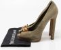 Alexander McQueen Pre-owned Suede heels Green Dames - Thumbnail 9