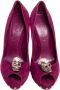 Alexander McQueen Pre-owned Suede heels Purple Dames - Thumbnail 2