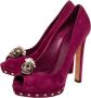 Alexander McQueen Pre-owned Suede heels Purple Dames - Thumbnail 3