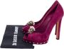 Alexander McQueen Pre-owned Suede heels Purple Dames - Thumbnail 7