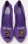 Alexander McQueen Pre-owned Suede heels Purple Dames - Thumbnail 2