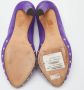 Alexander McQueen Pre-owned Suede heels Purple Dames - Thumbnail 5