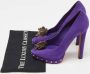 Alexander McQueen Pre-owned Suede heels Purple Dames - Thumbnail 8