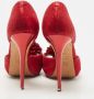 Alexander McQueen Pre-owned Suede heels Red Dames - Thumbnail 5