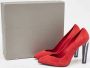 Alexander McQueen Pre-owned Suede heels Red Dames - Thumbnail 9