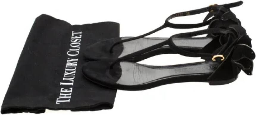 Alexander McQueen Pre-owned Suede sandals Black Dames