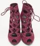 Alexander McQueen Pre-owned Suede sandals Red Dames - Thumbnail 3