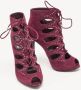Alexander McQueen Pre-owned Suede sandals Red Dames - Thumbnail 4