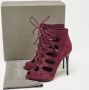 Alexander McQueen Pre-owned Suede sandals Red Dames - Thumbnail 9