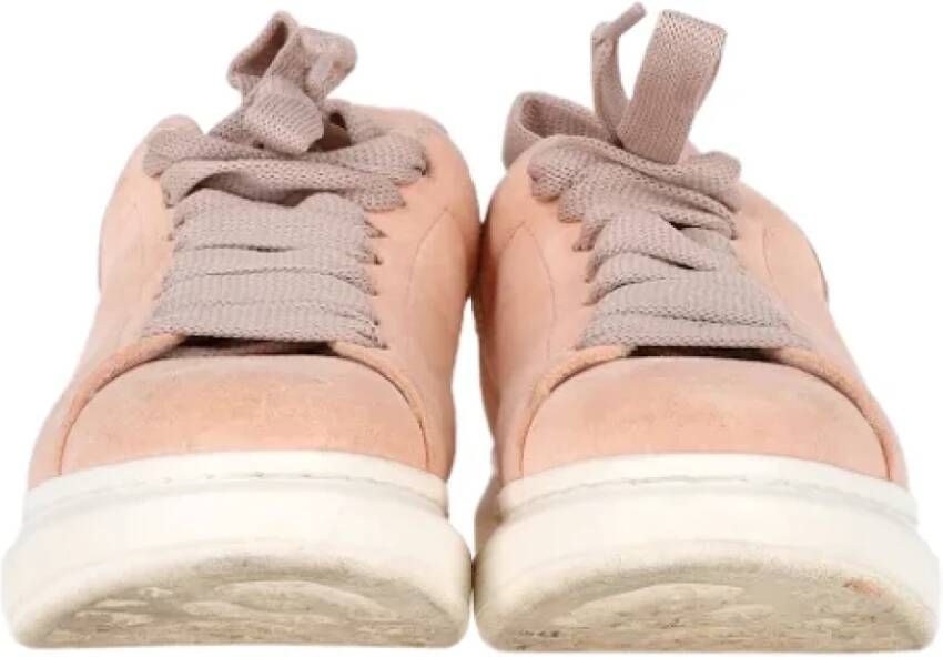 Alexander McQueen Pre-owned Suede sneakers Pink Dames