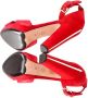 Alexander McQueen Pre-owned Tweedehands Platform Sandaal CrossStrap Velvet - Thumbnail 2