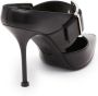 Alexander mcqueen Zwarte Leren Punk Muiltjes Black Dames - Thumbnail 8