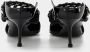 Alexander mcqueen Zwarte Zilveren Leren Hakken Muiltjes Zwart Dames - Thumbnail 3