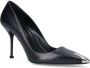 Alexander mcqueen Zwarte leren Punk pumps Hakhoogte: 9 cm Black Dames - Thumbnail 2