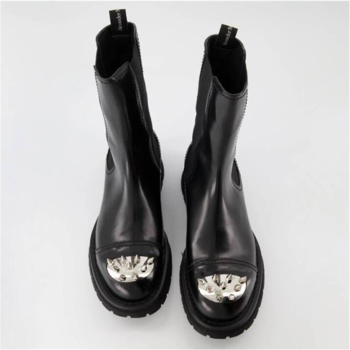 alexander mcqueen Punk Boots Grootte: 42 bestseller: 40 Zwart Heren