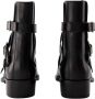 Alexander McQueen Punk Triple Buckle Enkellaarzen - Thumbnail 2