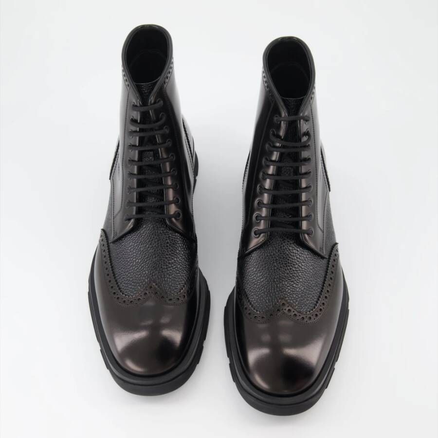 Alexander McQueen Punk Veterschoenen van Leer