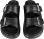 Alexander mcqueen Queen Lederen Sandalen Black Dames - Thumbnail 9