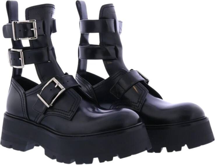 alexander mcqueen Rave Boots Black Dames