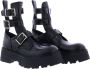 Alexander mcqueen Zwarte enkellaarzen voor vrouwen Black Dames - Thumbnail 7