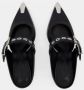 Alexander mcqueen Romantische Edge Zwart Zilver Leren Sandalen Black Dames - Thumbnail 2