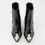 Alexander mcqueen Zwarte leren hoge hak laarzen Black Dames - Thumbnail 6