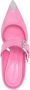 Alexander McQueen Roze Metallic Teenkap Muiltjes - Thumbnail 2