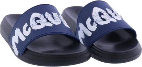 Alexander McQueen Rubberen Band Slipper Sandalen