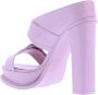Alexander mcqueen Platform Sandaal van Porselein Leer Pink Dames - Thumbnail 2