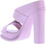 Alexander mcqueen Platform Sandaal van Porselein Leer Pink Dames - Thumbnail 2