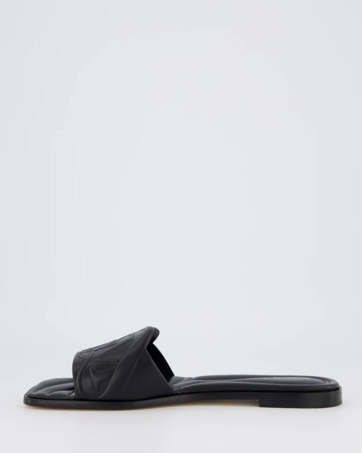 alexander mcqueen Sandal Leath S.Rubb. Ne.Glo.Ca Black Dames