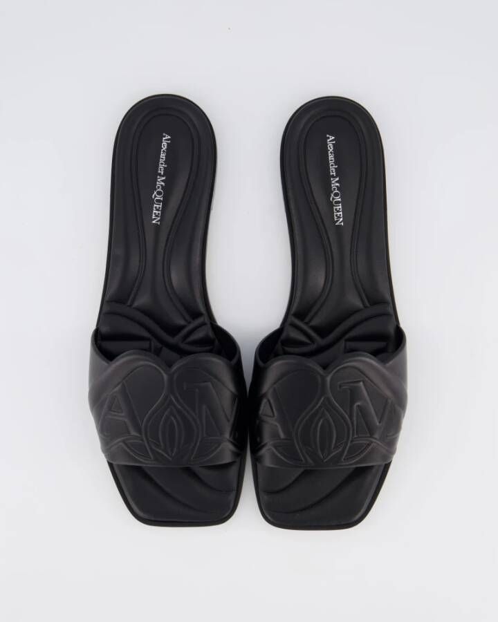 alexander mcqueen Sandal Leath S.Rubb. Ne.Glo.Ca Black Dames