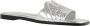 Alexander mcqueen Sandalen Flat Leather Slide Sandal in zilver - Thumbnail 10