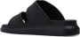 Alexander mcqueen Zwarte platte schoenen met slide sandalen Black Heren - Thumbnail 13