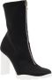 Alexander mcqueen Boots & laarzen Dames H.Boot Fabri.S.Rubb. Scuba Sof in zwart - Thumbnail 14