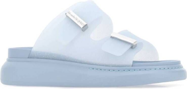 alexander mcqueen Zomerse Sliders voor Vrouwen Blauw Dames