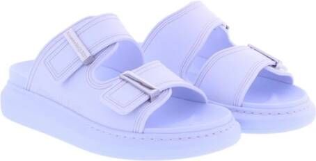 alexander mcqueen Stijlvolle Sliders voor Vrouwen Blauw Dames