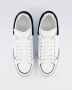 Alexander mcqueen Low-Top Sneakers Oversized Sneakers Leather Grey in wit - Thumbnail 13