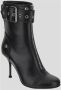 Alexander mcqueen Zwarte Leren Enkellaarzen met Ritssluiting en Metalen Gesp Black Dames - Thumbnail 5