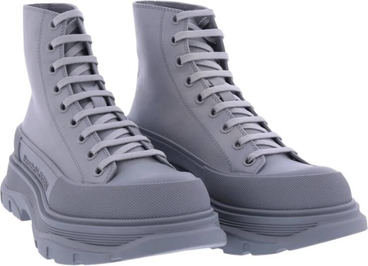 alexander mcqueen Slick Band MelangeSilver Sneakers Gray Heren