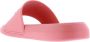 Alexander mcqueen Slippers & Mules Dames Sandal Leath.S.Rubb. Slider Lo in poeder roze - Thumbnail 3